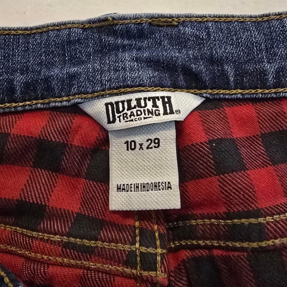 Duluth Trading Co | Women's Flannel Lined Jeans | Size 10x29 - Picture 3 of 10